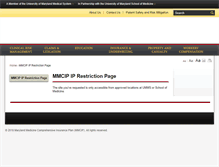 Tablet Screenshot of mmcip.org